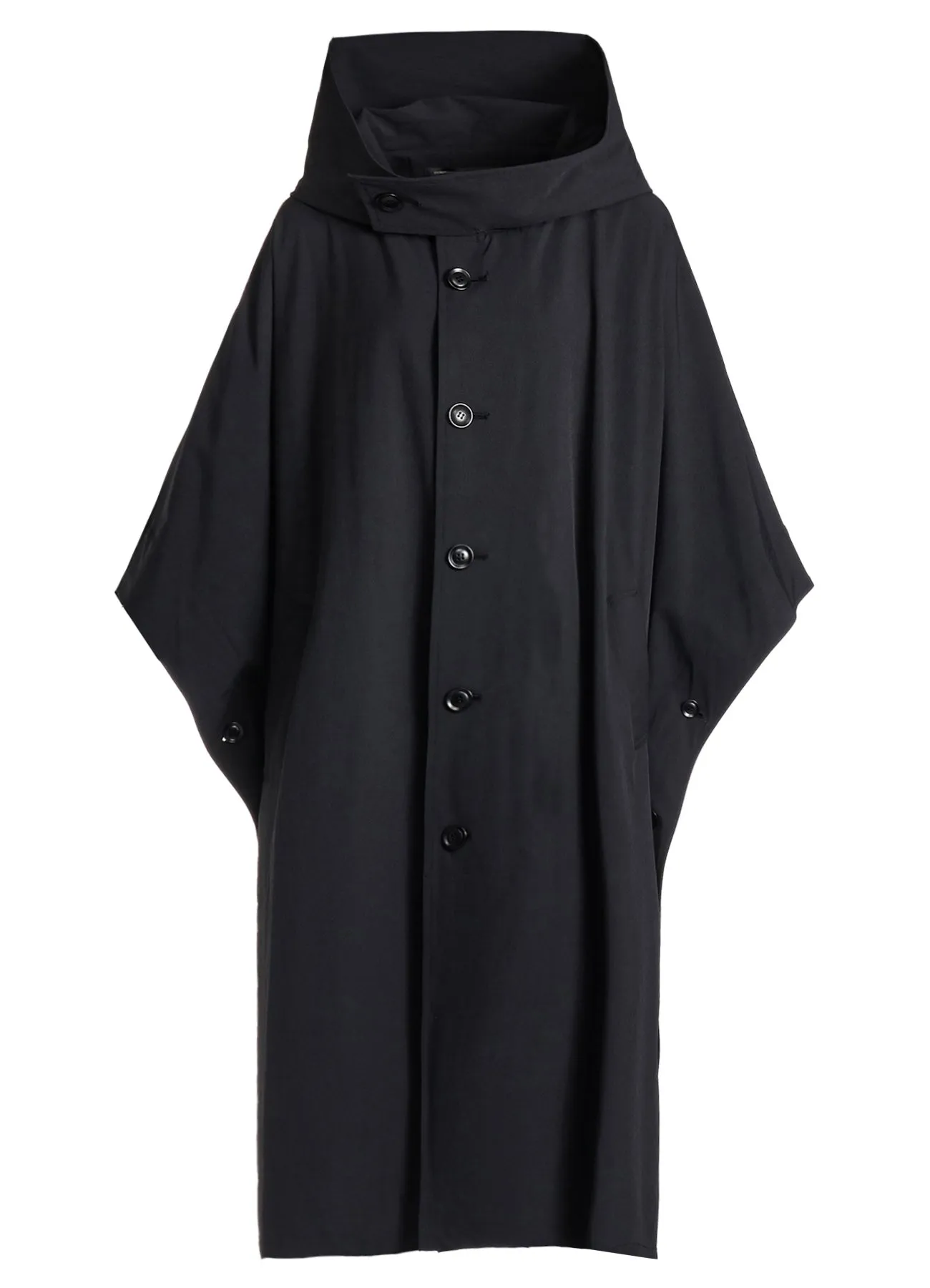 MATTE NYLON WEATHER CAPE sold by Yohji Yamamoto product image thumbnail 2