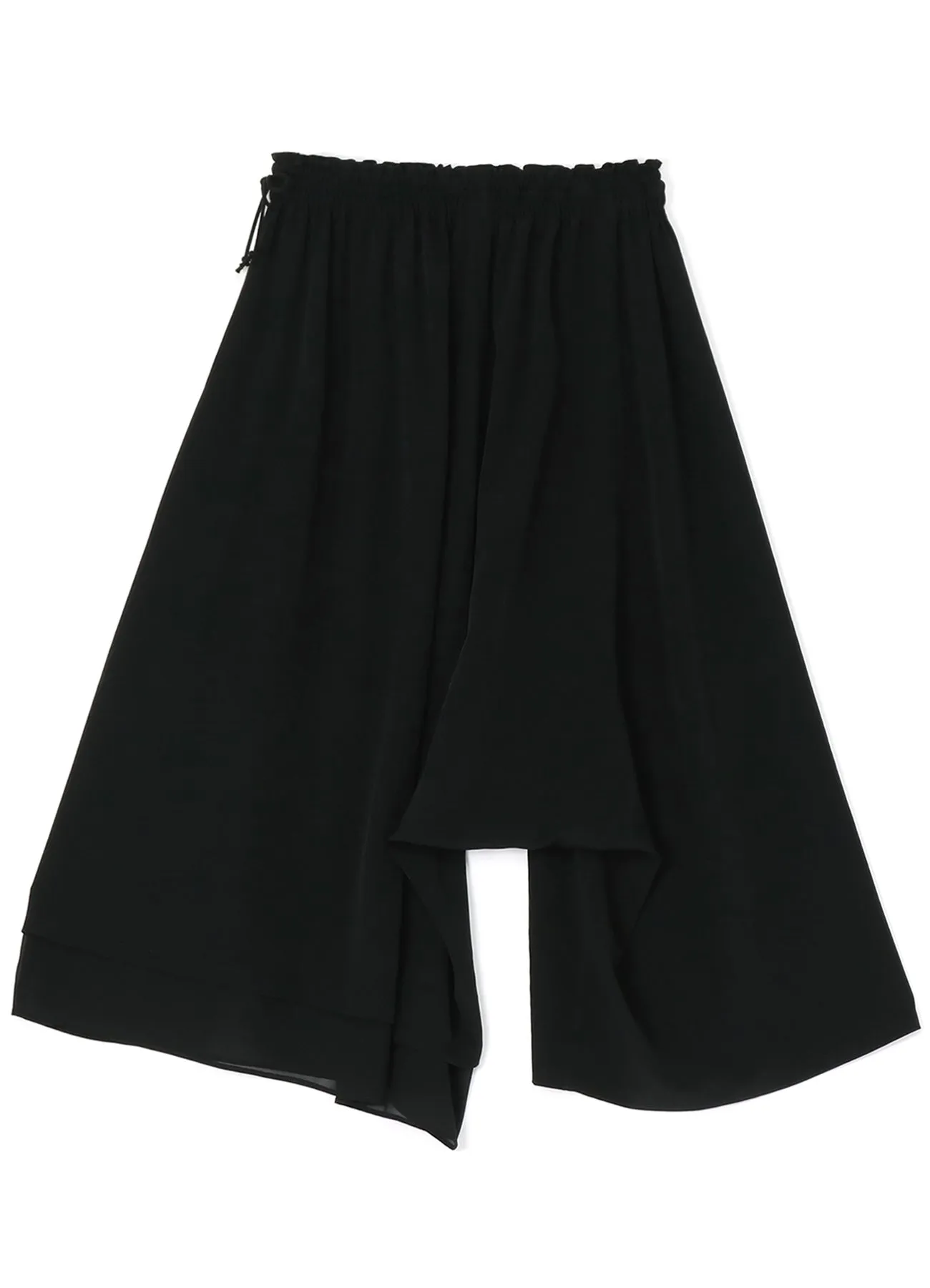 TRIACETATE POLYESTER de CHINE ASYMMETRY PANTS sold by Yohji Yamamoto product image thumbnail 3