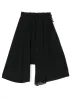 TRIACETATE POLYESTER de CHINE ASYMMETRY PANTS sold by Yohji Yamamoto
