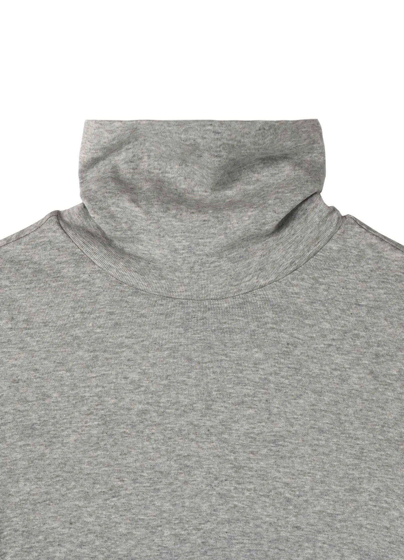 60/- COTTON SOFT RIB JERSEY HIGH NECK LONG SLEEVE SHIRT sold by Yohji Yamamoto product image thumbnail 4