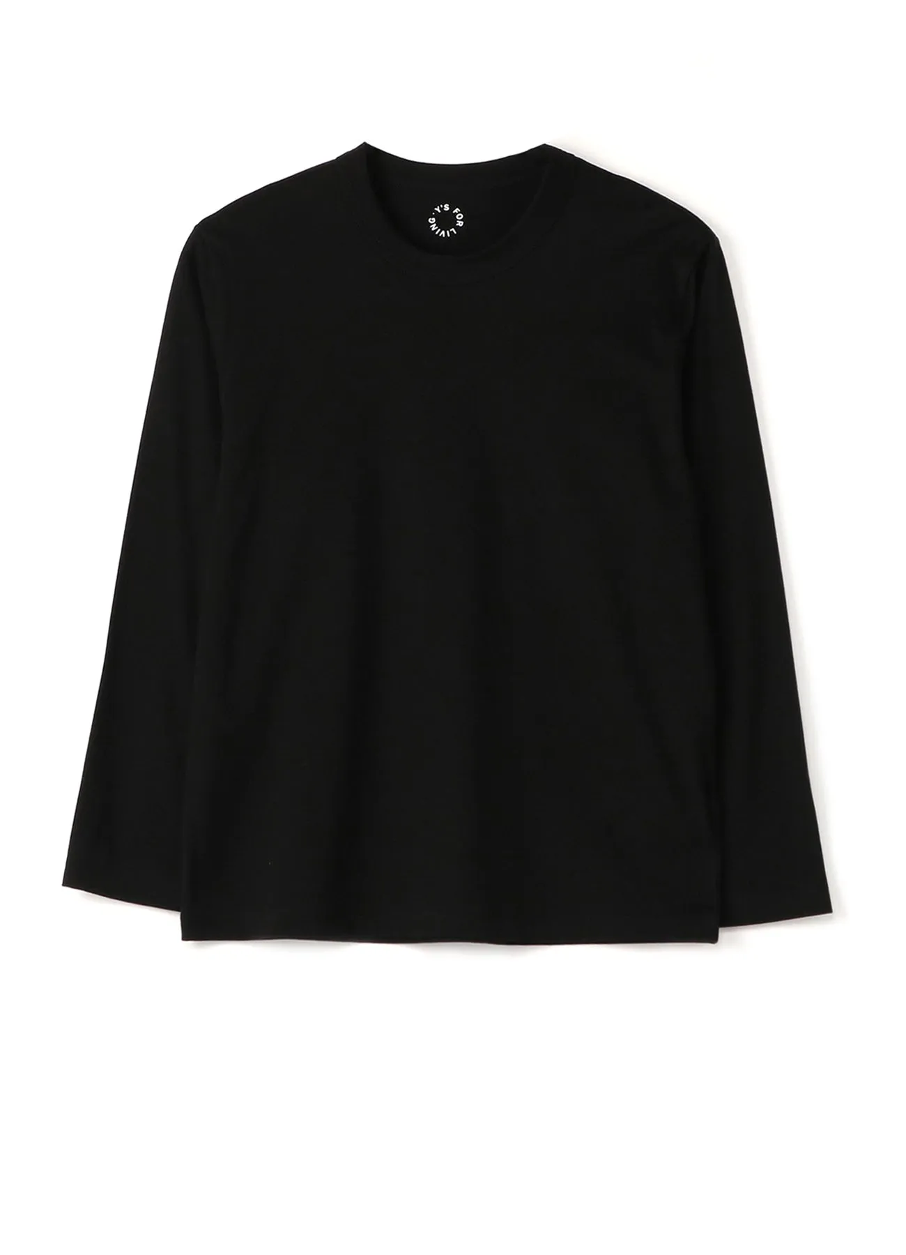 60/2 COTTON SUVIN GIZA JERSEY LONG SLEEVE T-SHIRT (M) sold by Yohji Yamamoto product image thumbnail 2