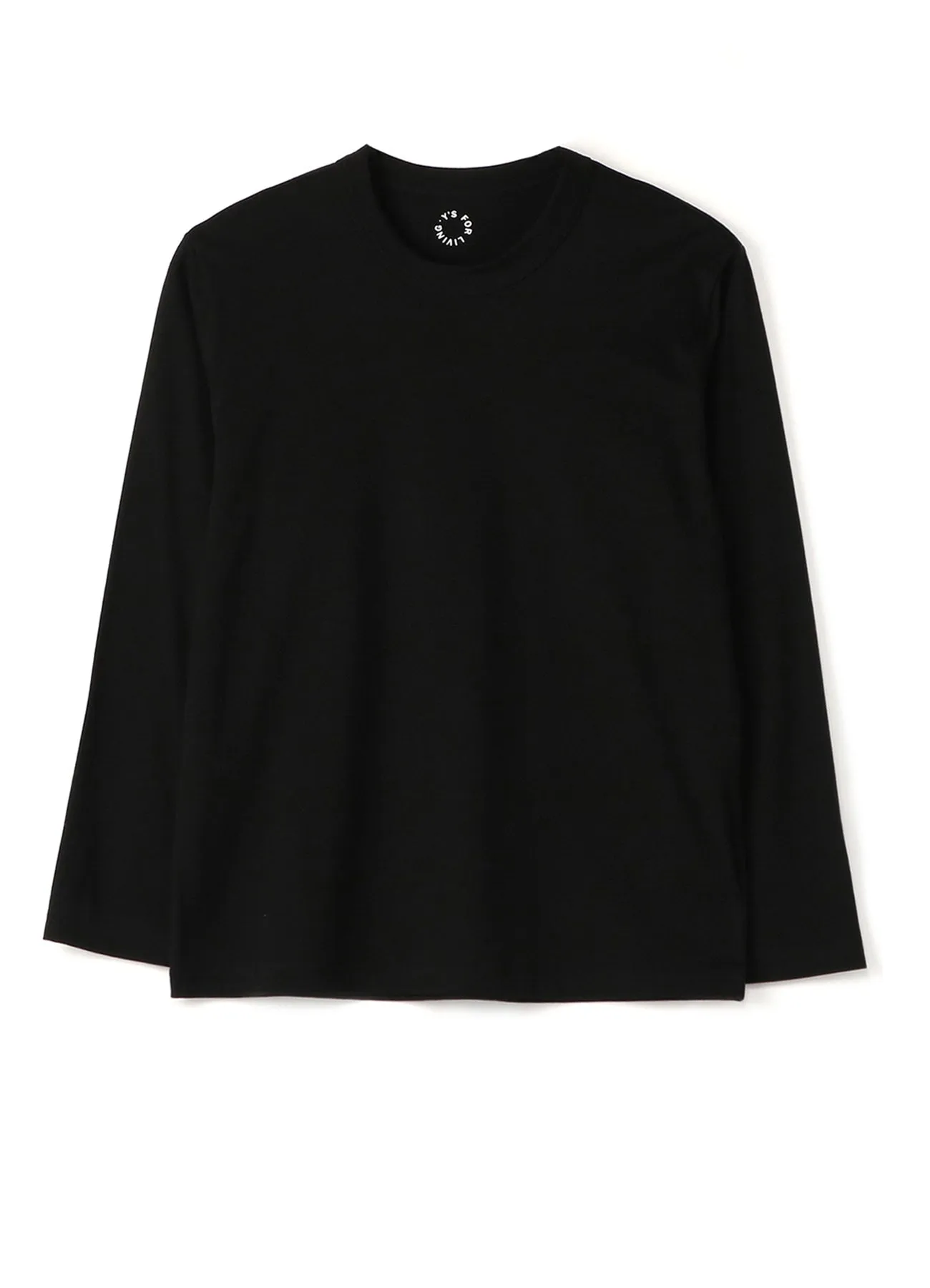 60/2 COTTON SUVIN GIZA JERSEY LONG SLEEVE T-SHIRT (M) sold by Yohji Yamamoto