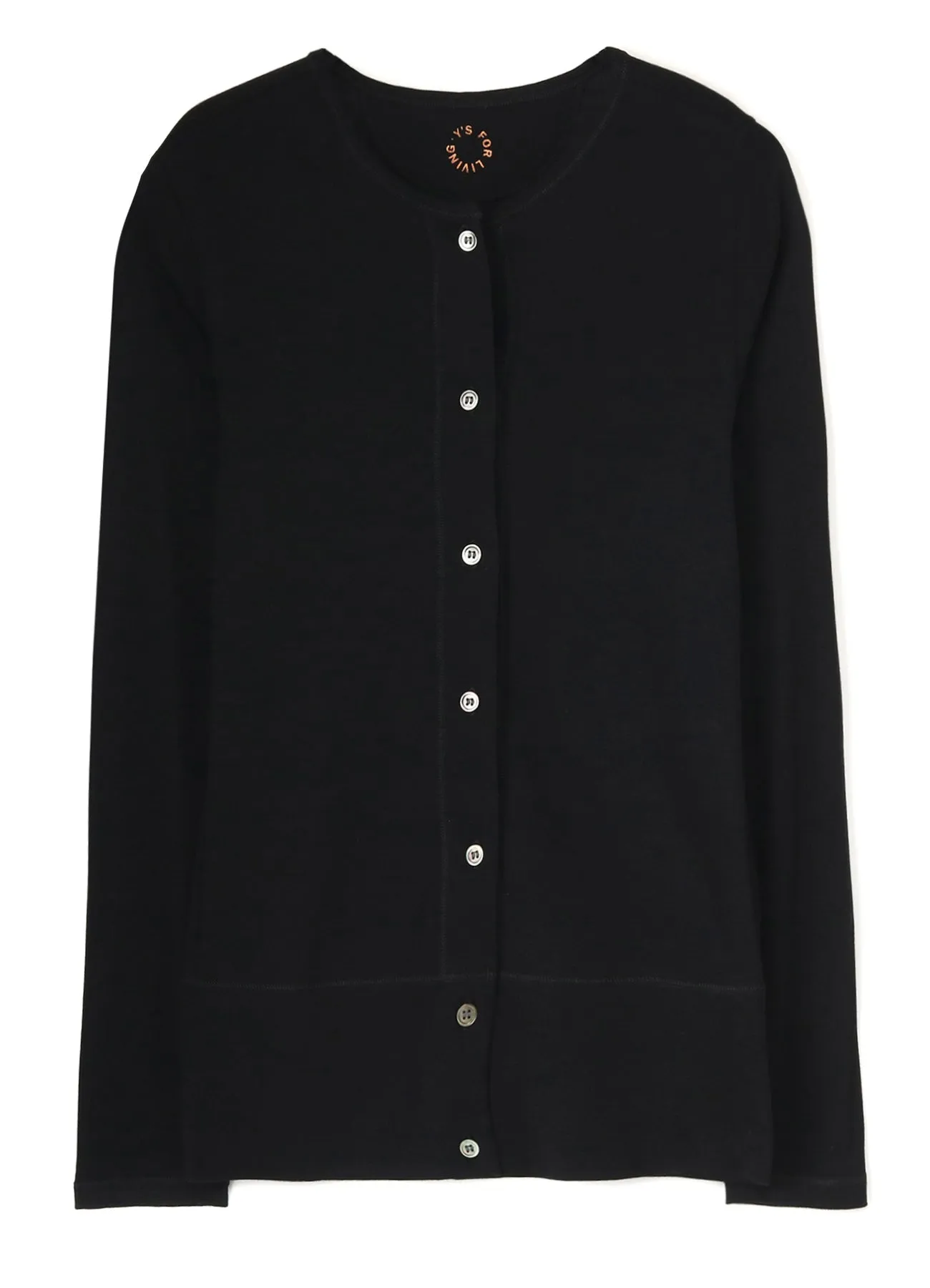 60/- COTTON SOFT RIB JERSEY CARDIGAN sold by Yohji Yamamoto product image thumbnail 2