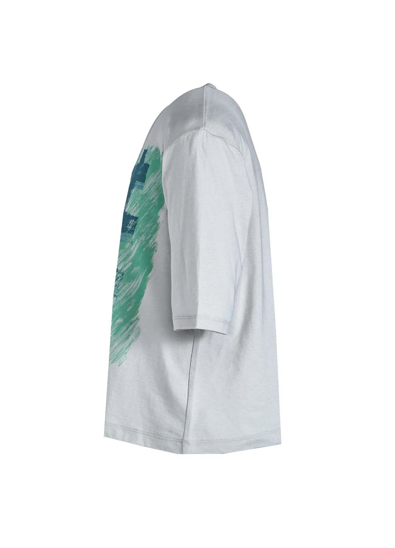 PLAID PRINT T-SHIRT sold by Yohji Yamamoto product image thumbnail 3