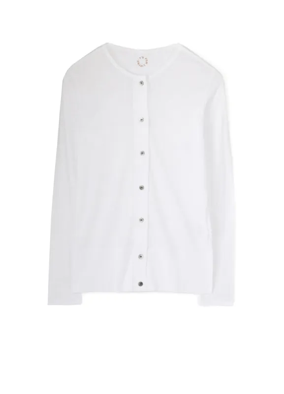 60/- COTTON SOFT RIB JERSEY CARDIGAN sold by Yohji Yamamoto
