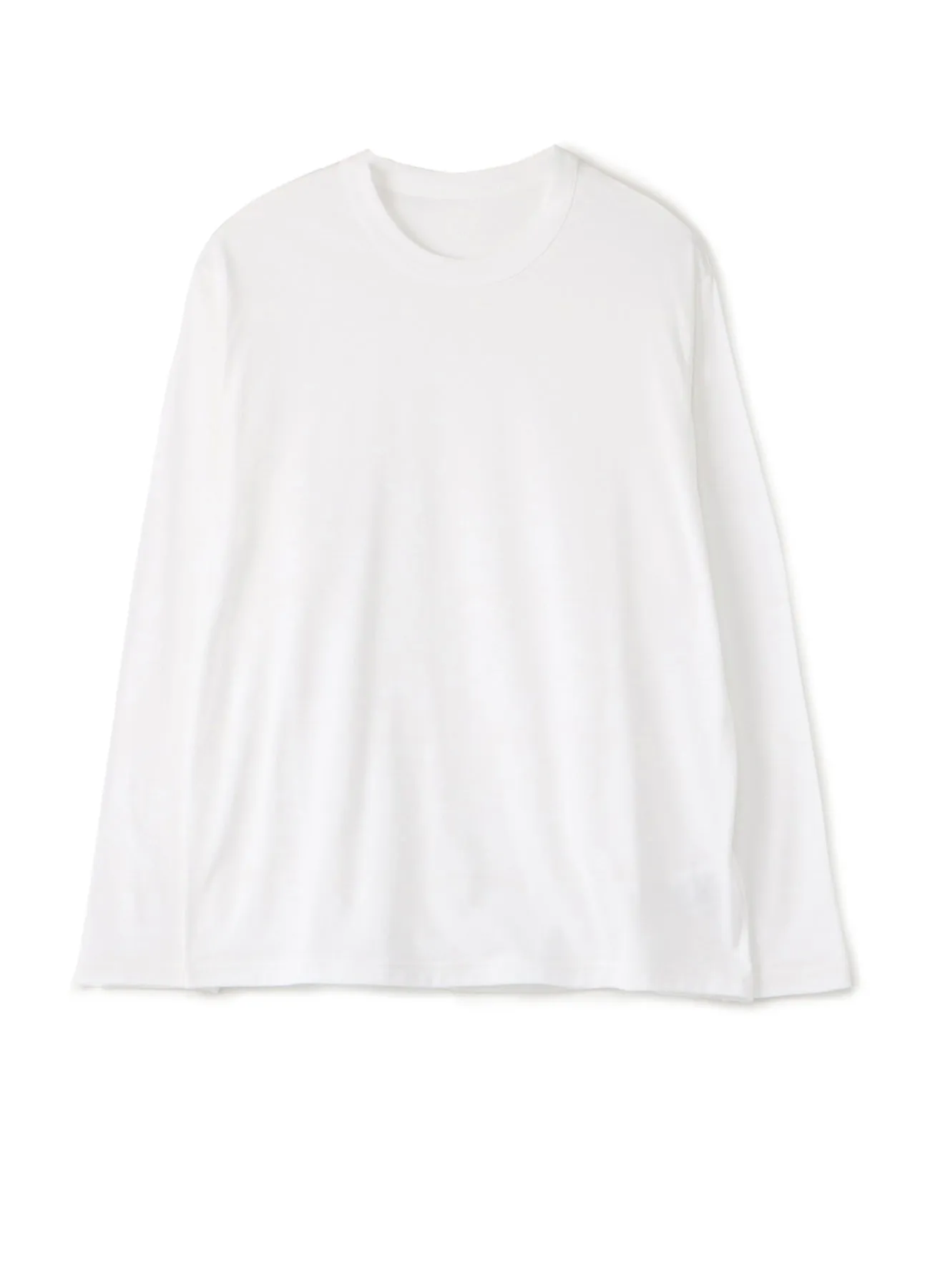 60/2 COTTON SUVIN GIZA JERSEY LONG SLEEVE T-SHIRT (L) sold by Yohji Yamamoto