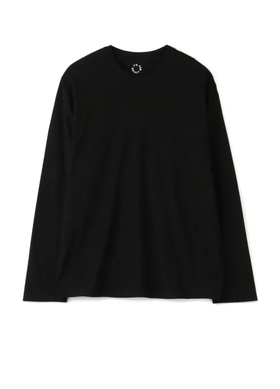 60/2 COTTON SUVIN GIZA JERSEY LONG SLEEVE T-SHIRT (L) sold by Yohji Yamamoto