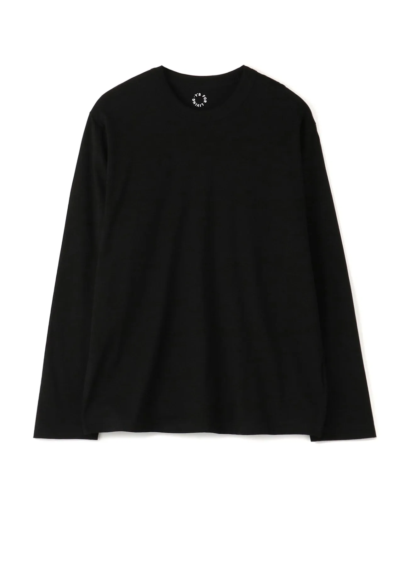 60/2 COTTON SUVIN GIZA JERSEY LONG SLEEVE T-SHIRT (L) sold by Yohji Yamamoto