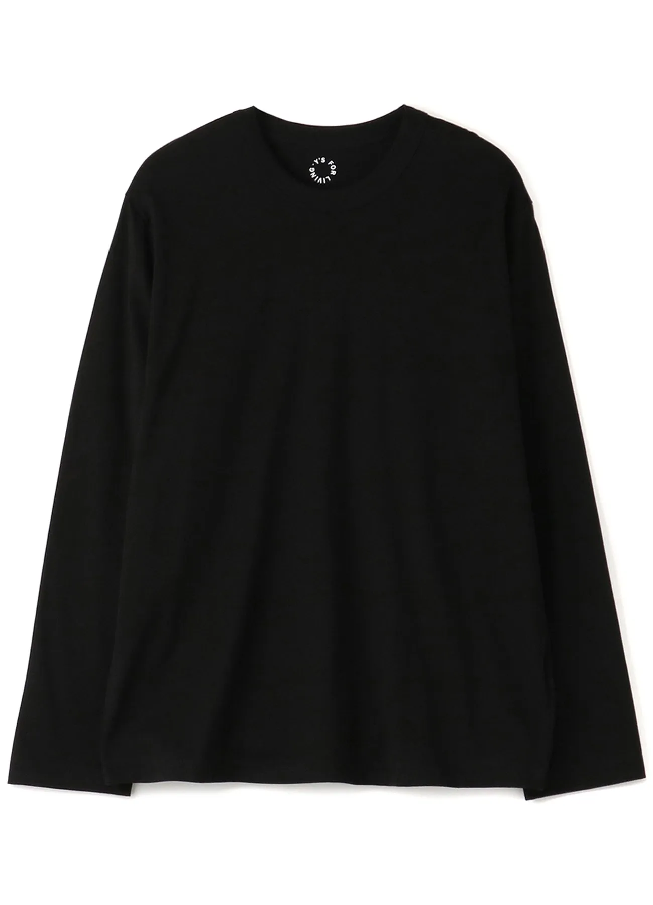 60/2 COTTON SUVIN GIZA JERSEY LONG SLEEVE T-SHIRT (L) sold by Yohji Yamamoto product image thumbnail 2