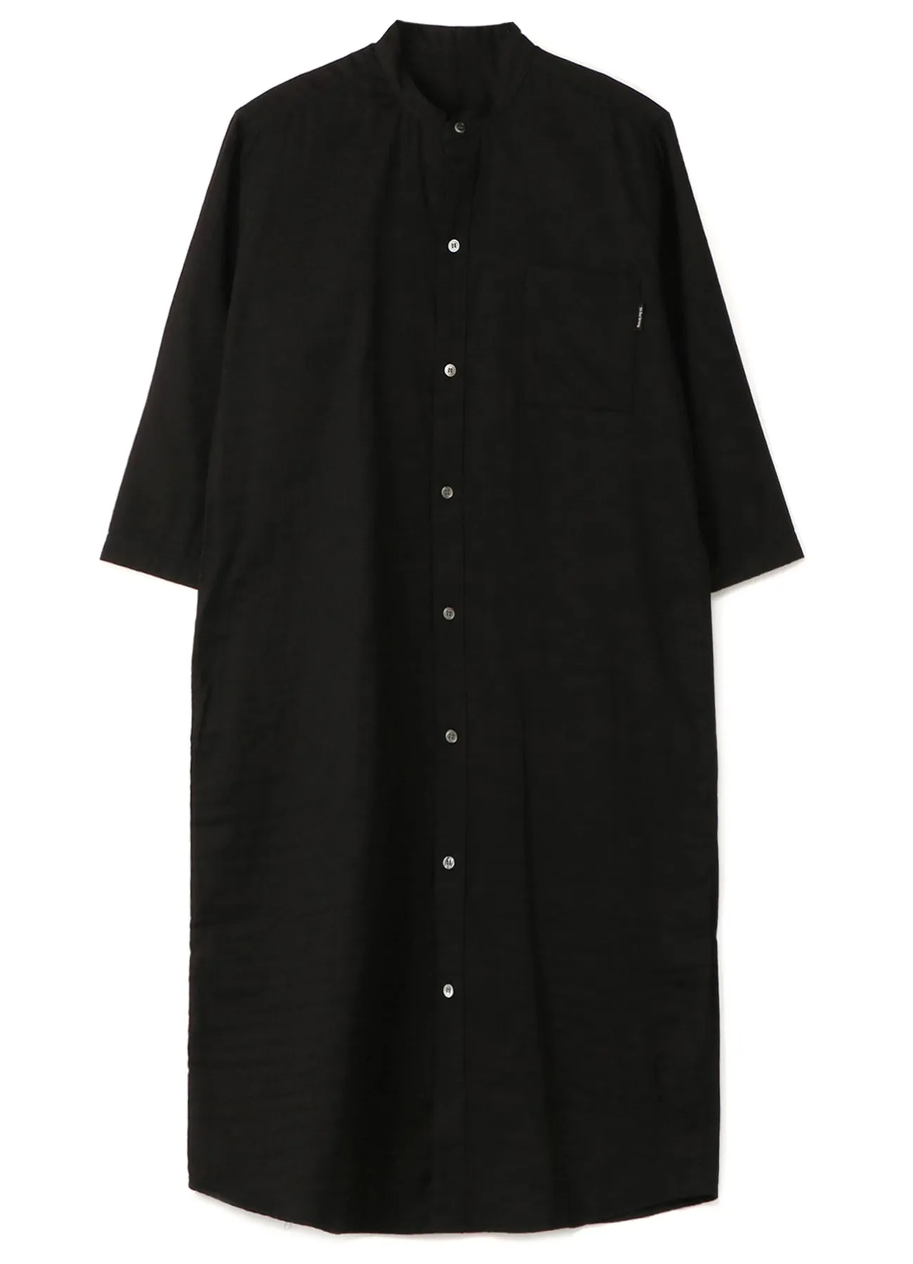 DOUBLE GAUZE OPEN FRONT 3/4 SLEEVE DRESS (M) sold by Yohji Yamamoto product image thumbnail 2