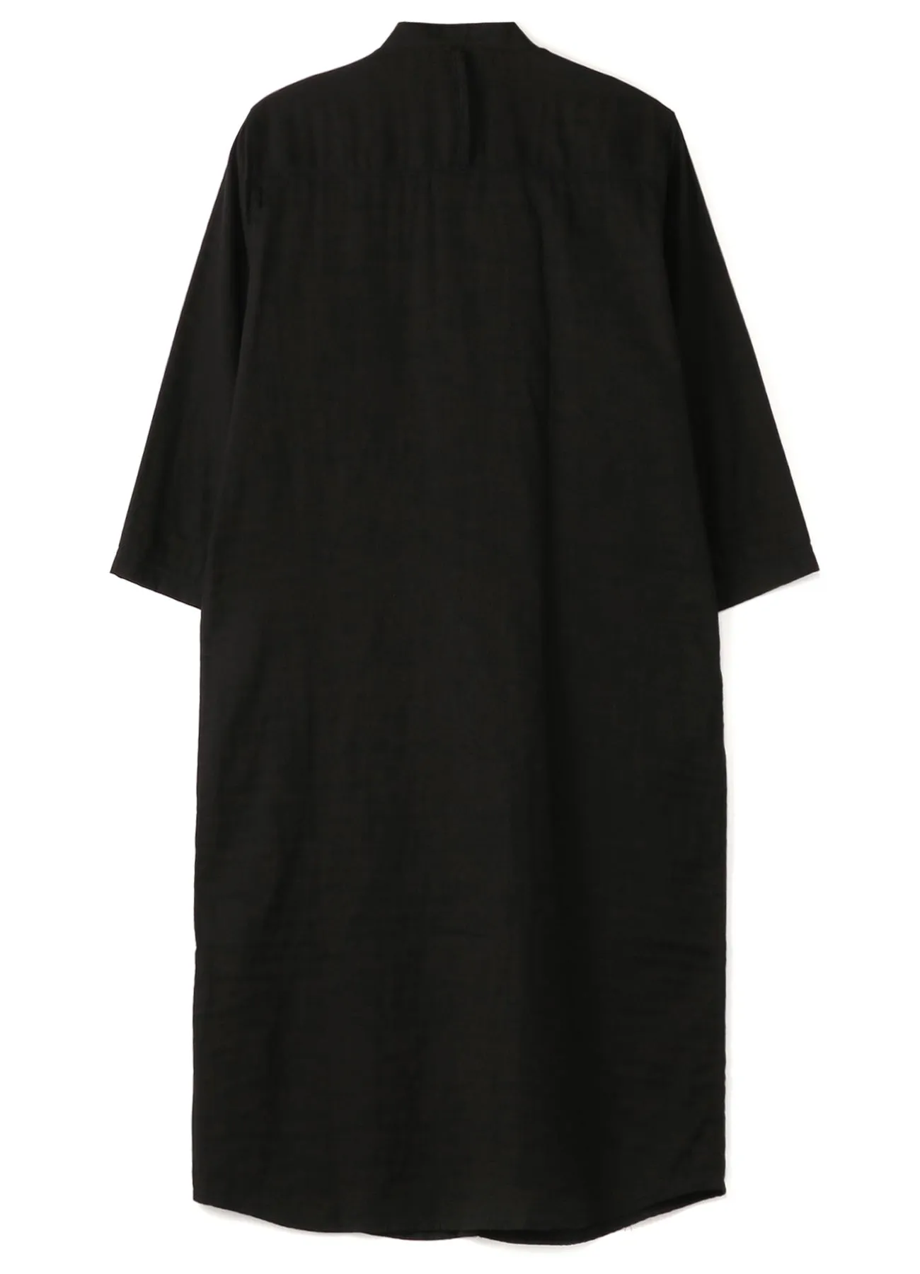 DOUBLE GAUZE OPEN FRONT 3/4 SLEEVE DRESS (M) sold by Yohji Yamamoto product image thumbnail 3