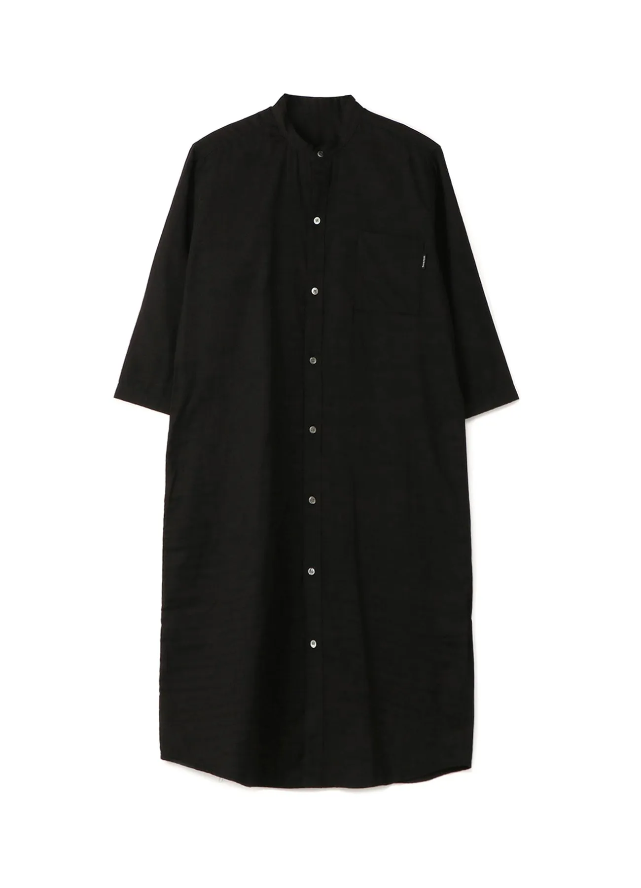 DOUBLE GAUZE OPEN FRONT 3/4 SLEEVE DRESS (M) sold by Yohji Yamamoto