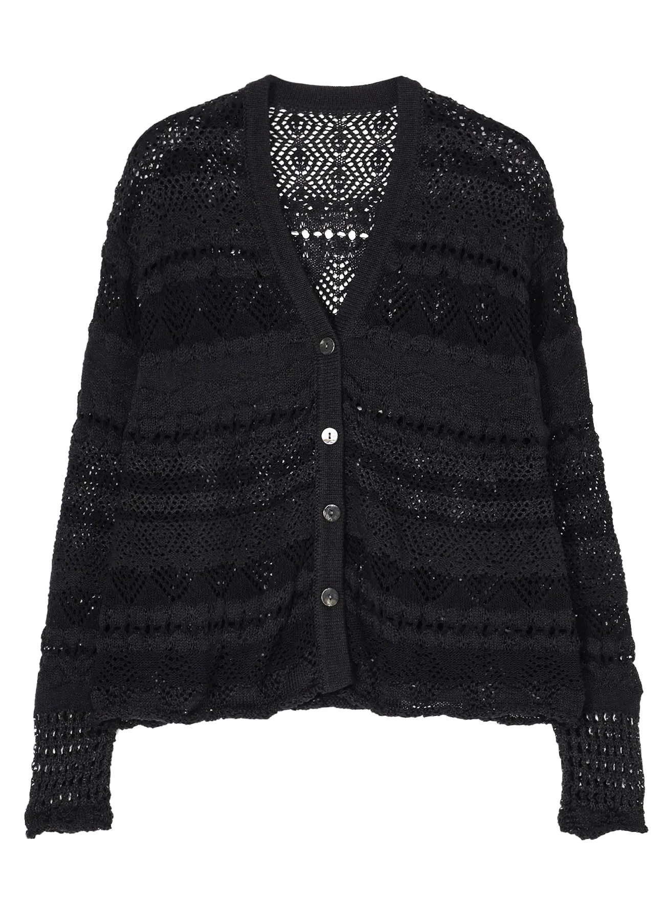 LACY KNIT CARDIGAN sold by Yohji Yamamoto product image thumbnail 2