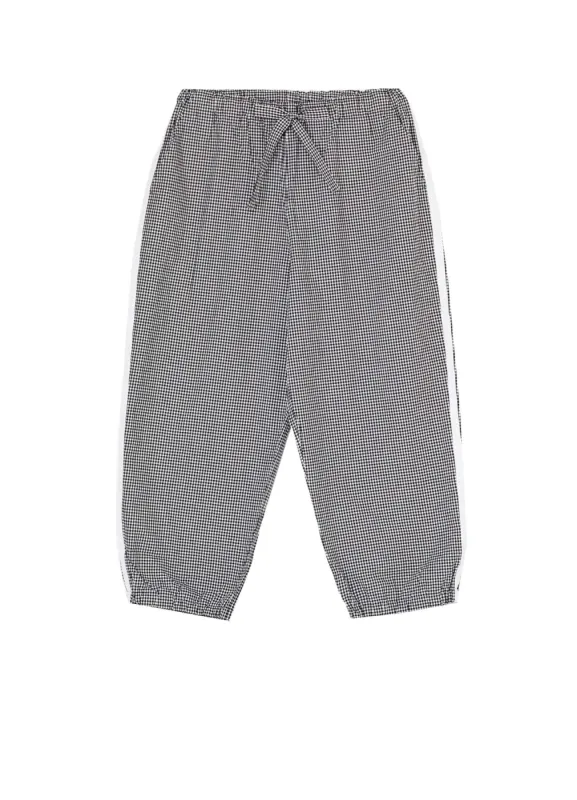 COTTON SEERSUCKER PLAID PANTS sold by Yohji Yamamoto