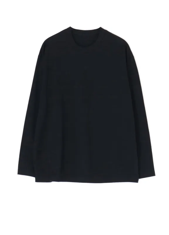 40/2 COTTON JERSEY LONG SLEEVE T-SHIRT (L) sold by Yohji Yamamoto