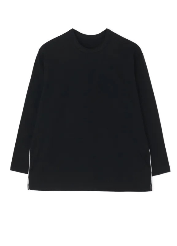 30/1 ORGANIC COTTON JERSEY CREW NECK SHIRT (L) sold by Yohji Yamamoto