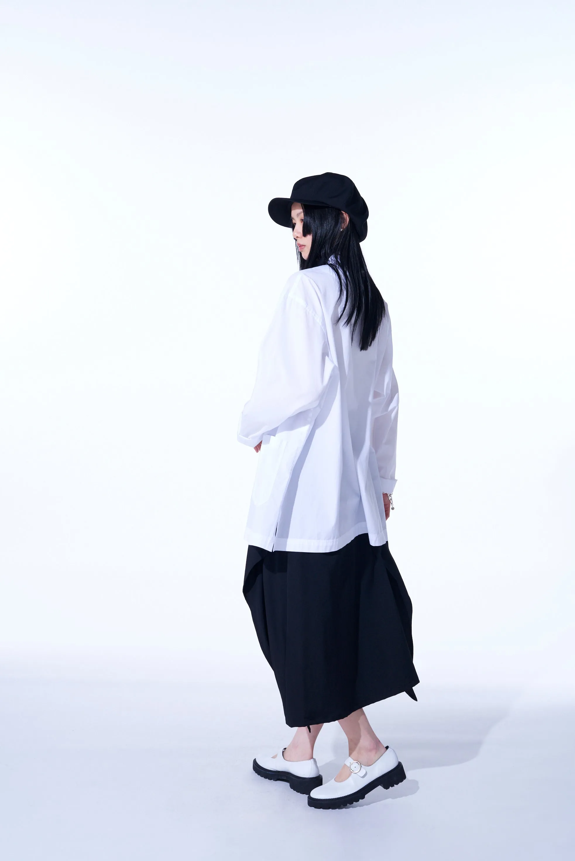 COTTON BROAD CLOTH CHINA JACKET sold by Yohji Yamamoto product image thumbnail 3