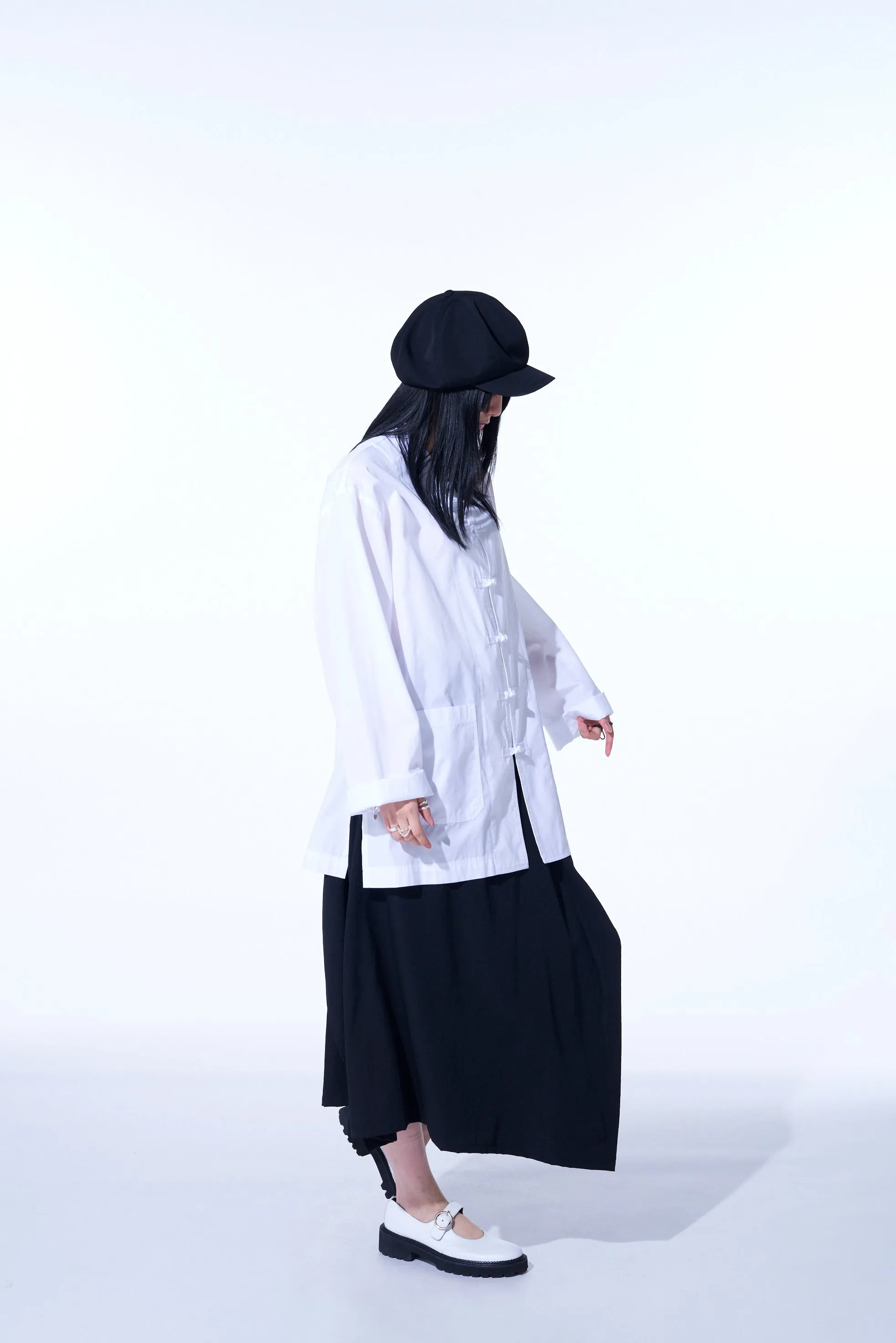 COTTON BROAD CLOTH CHINA JACKET sold by Yohji Yamamoto product image thumbnail 5