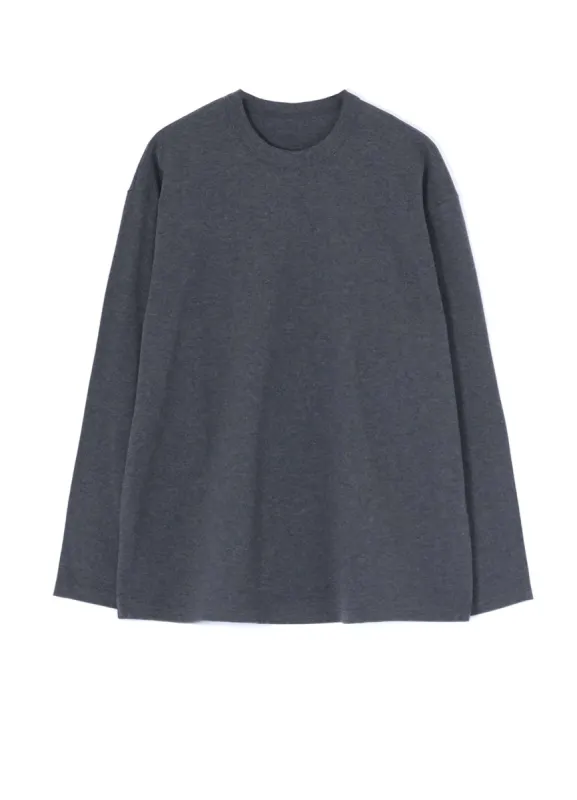 40/2 COTTON JERSEY LONG SLEEVE T-SHIRT (L) sold by Yohji Yamamoto