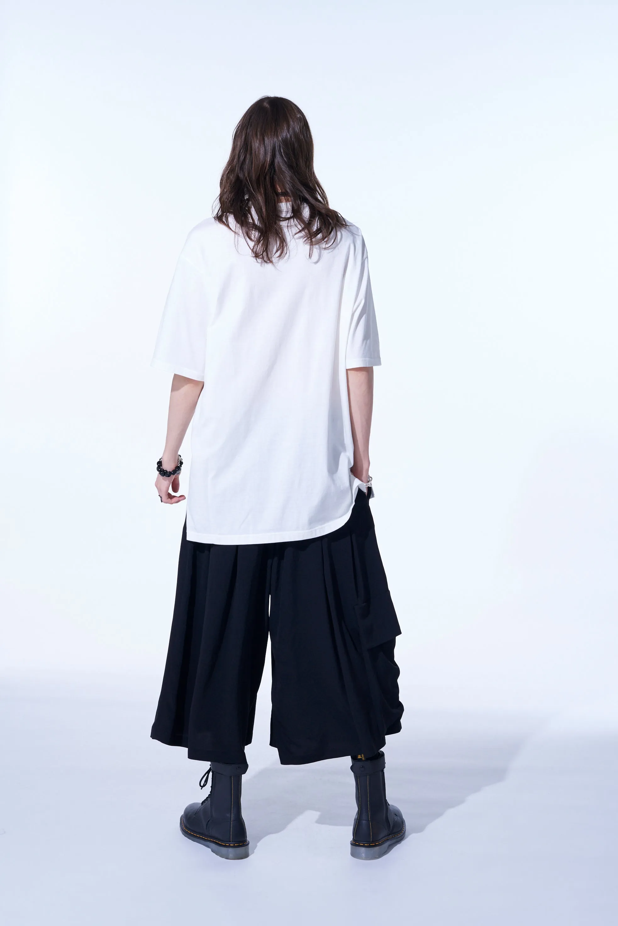 COTTON JERSEY LAYERED T-SHIRT sold by Yohji Yamamoto product image thumbnail 4