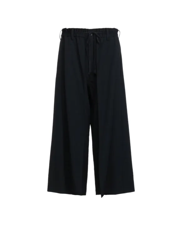 WASHER FINISHED WOOL GABARDINE LAYERED PANTS sold by Yohji Yamamoto