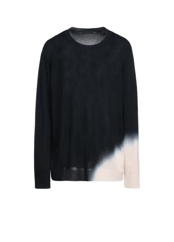 RY/SILK GRADATION PULLOVER KINT sold by Yohji Yamamoto