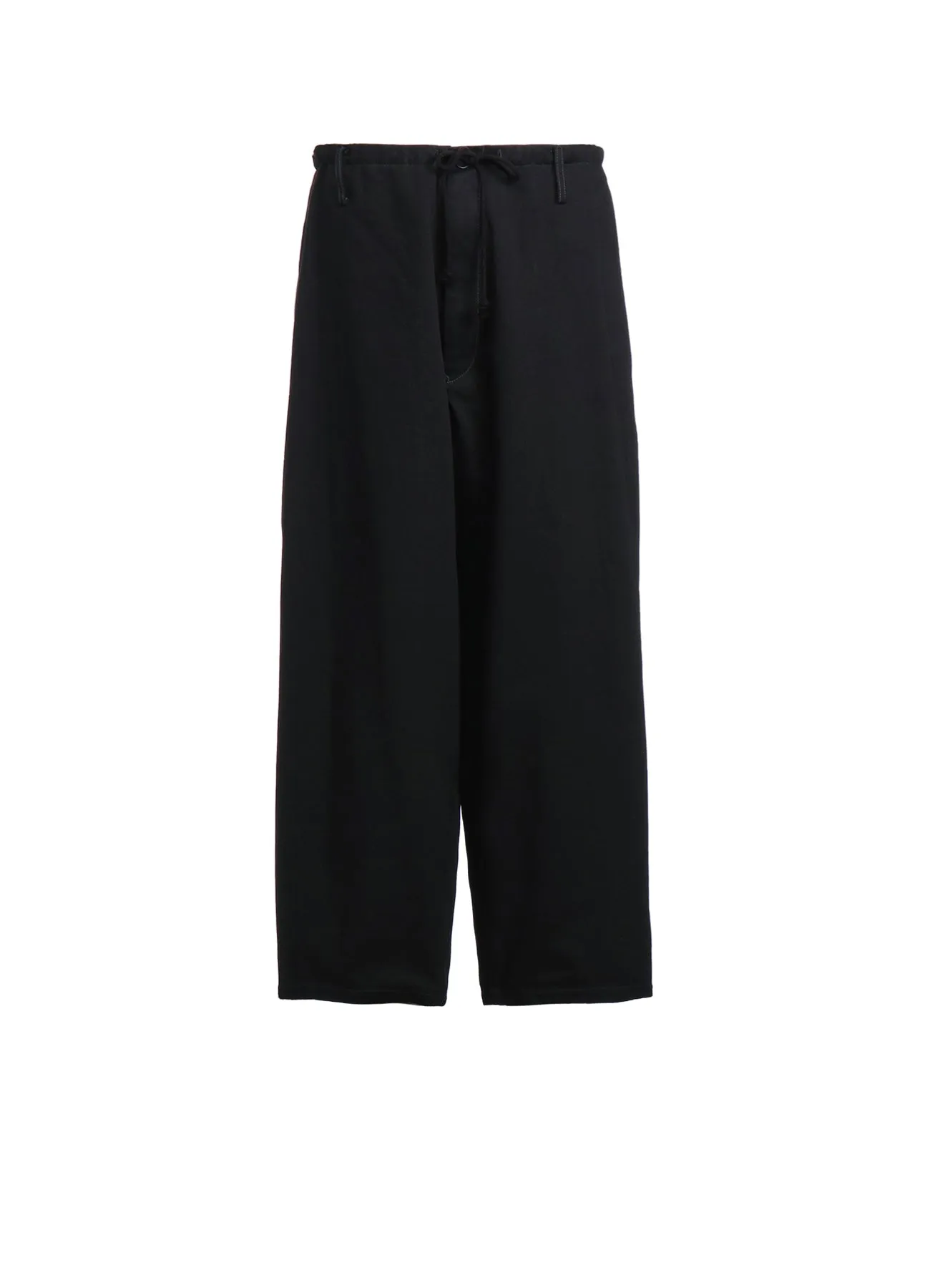 COTTON DRILL DRAWSTRING WIDE PANTS sold by Yohji Yamamoto