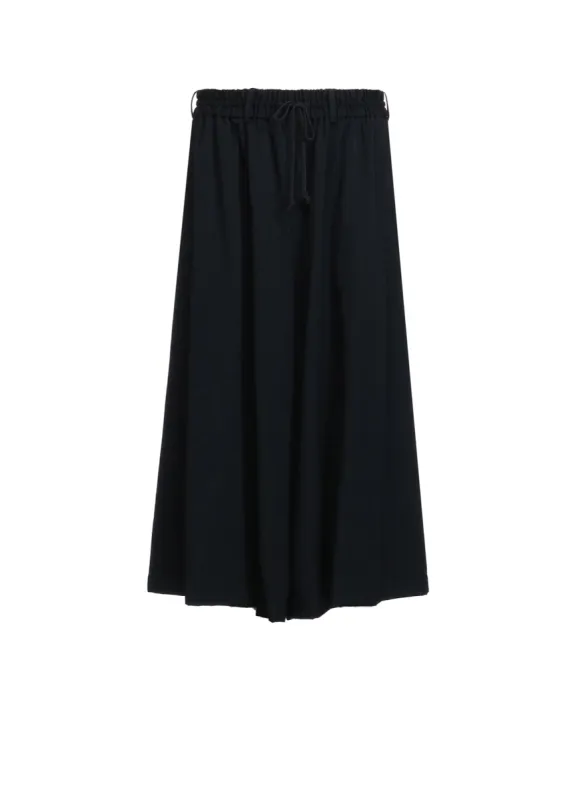 WASHER FINISHED WOOL GABARDINE CULOTTE PANTS sold by Yohji Yamamoto