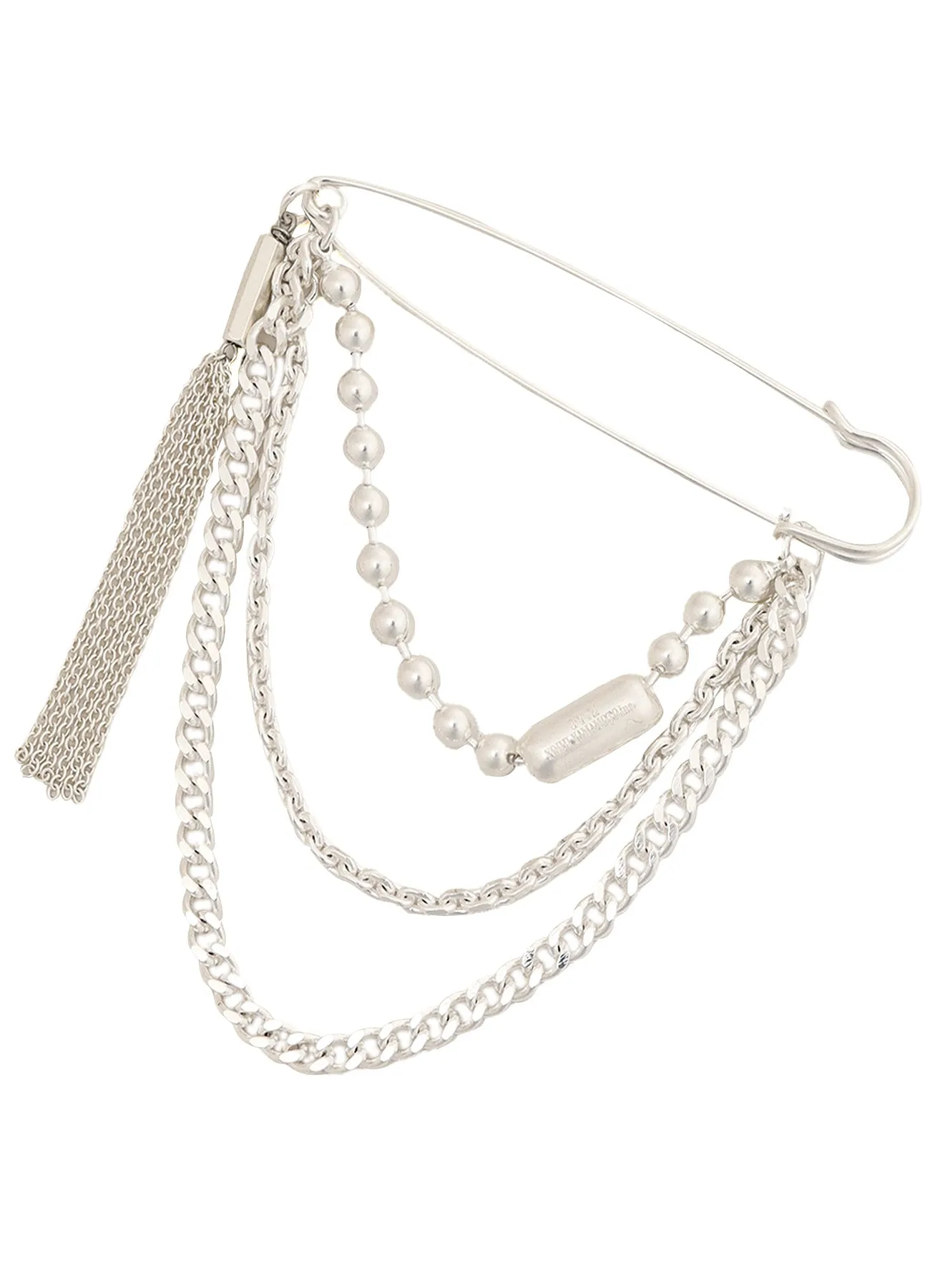 BRASS BALL CHAIN BROOCH sold by Yohji Yamamoto product image thumbnail 5