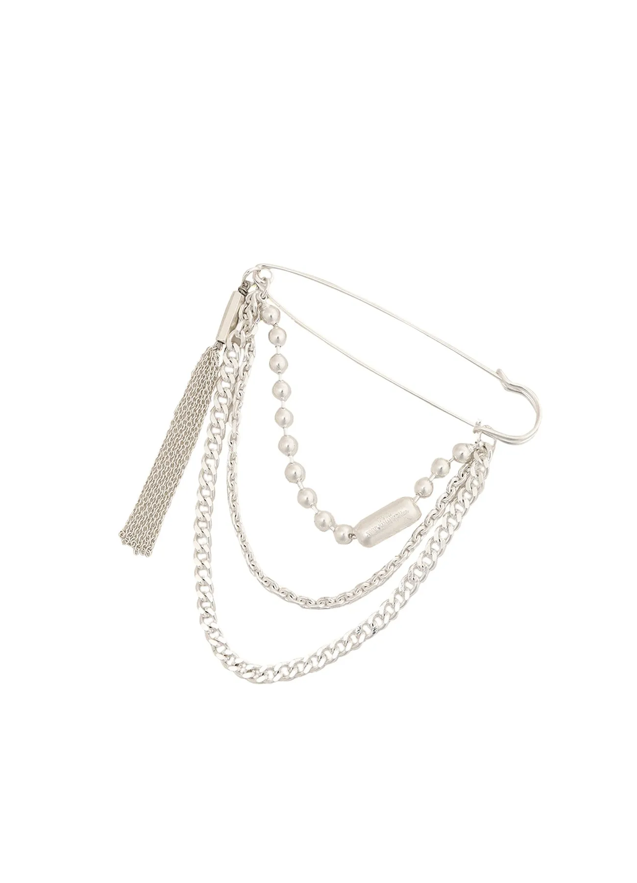 BRASS BALL CHAIN BROOCH sold by Yohji Yamamoto