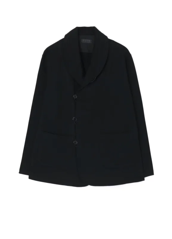 COTTON FLEECE SHAWL COLLAR CARDIGAN sold by Yohji Yamamoto