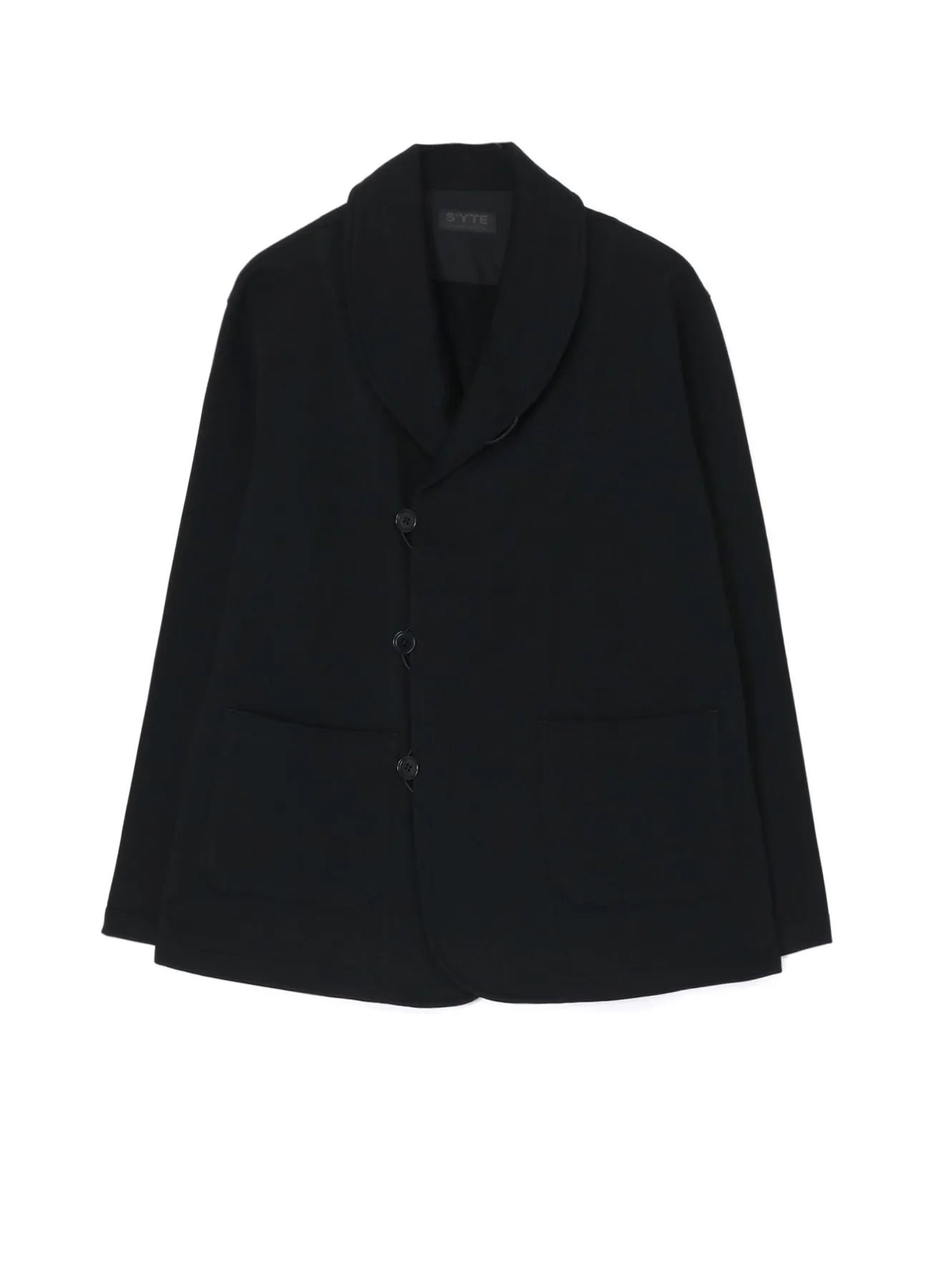 COTTON FLEECE SHAWL COLLAR CARDIGAN sold by Yohji Yamamoto