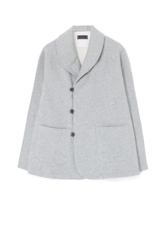 COTTON FLEECE SHAWL COLLAR CARDIGAN sold by Yohji Yamamoto