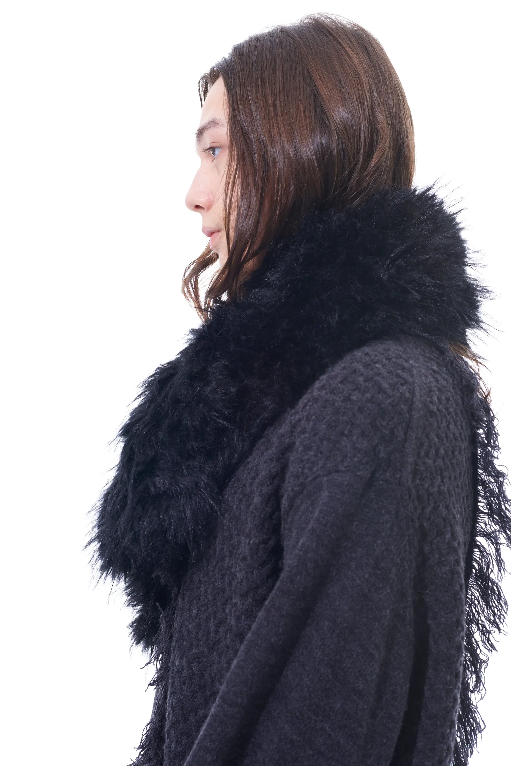 SHAGGY FUR NECK WARMER sold by Yohji Yamamoto product image thumbnail 3