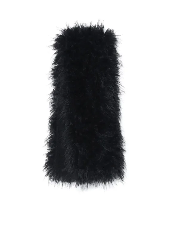 SHAGGY FUR NECK WARMER made by Yohji Yamamoto