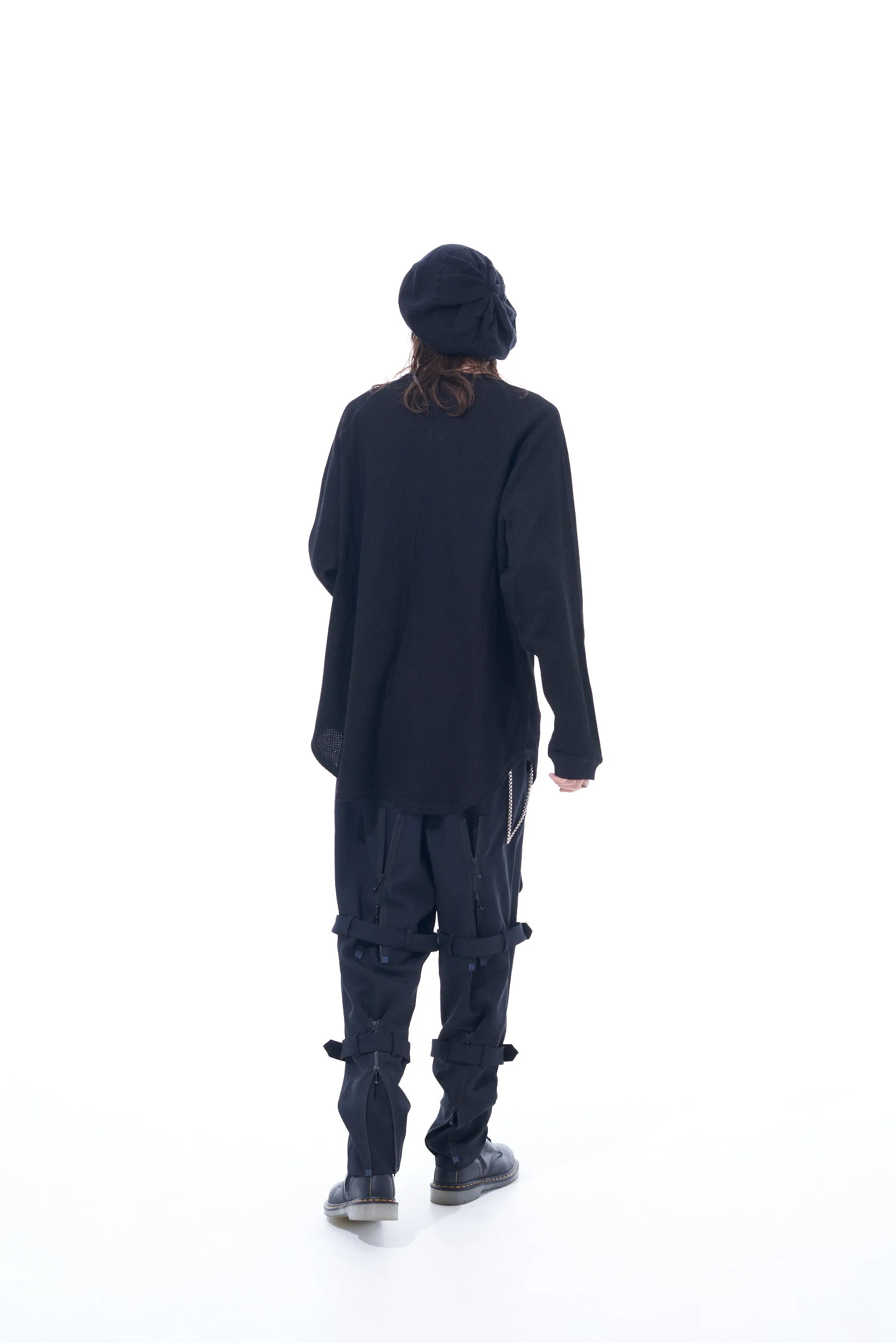 PE/STRETCH TWILL BANDAGE TAPERED PANTS sold by Yohji Yamamoto product image thumbnail 4