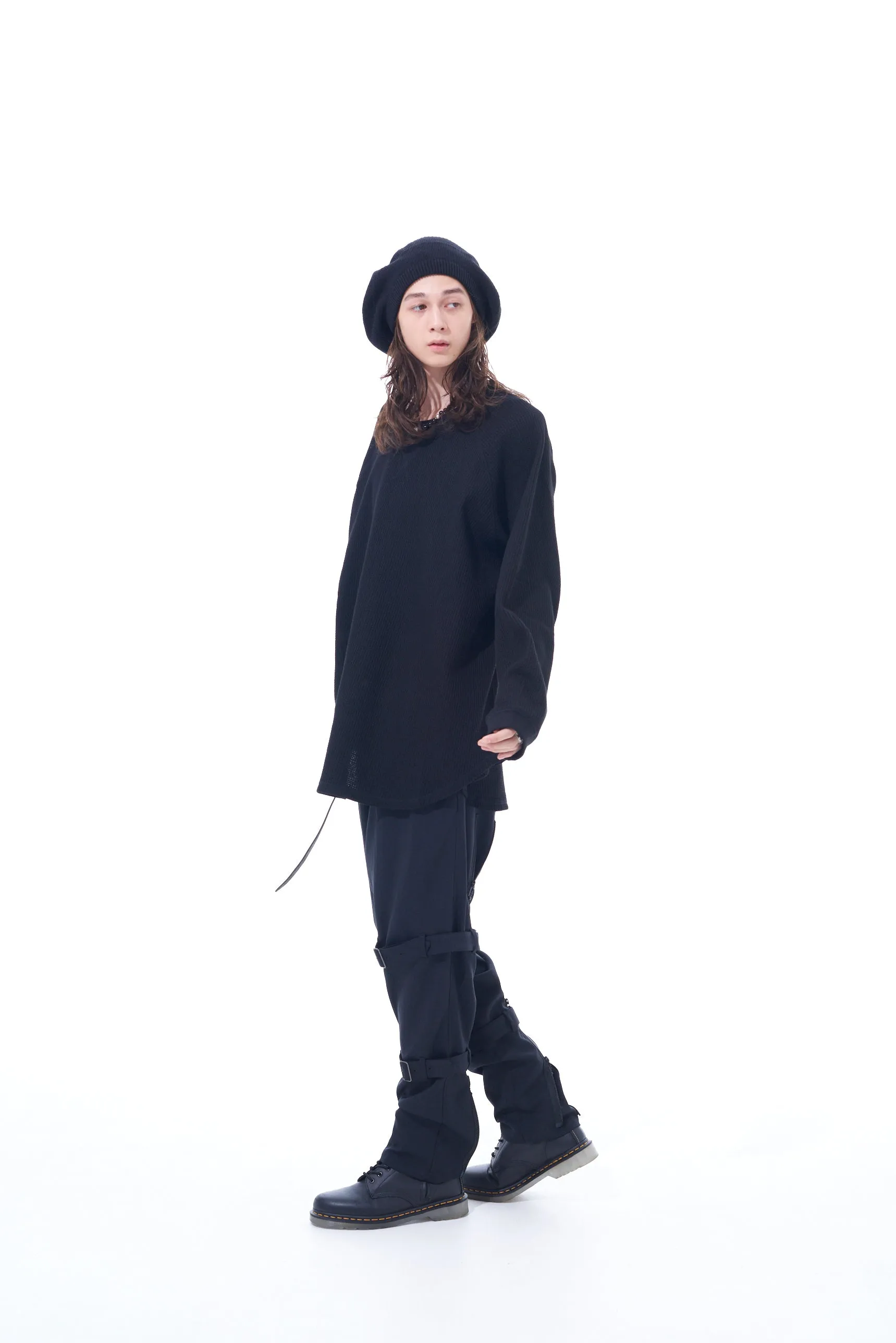 PE/STRETCH TWILL BANDAGE TAPERED PANTS sold by Yohji Yamamoto product image thumbnail 3