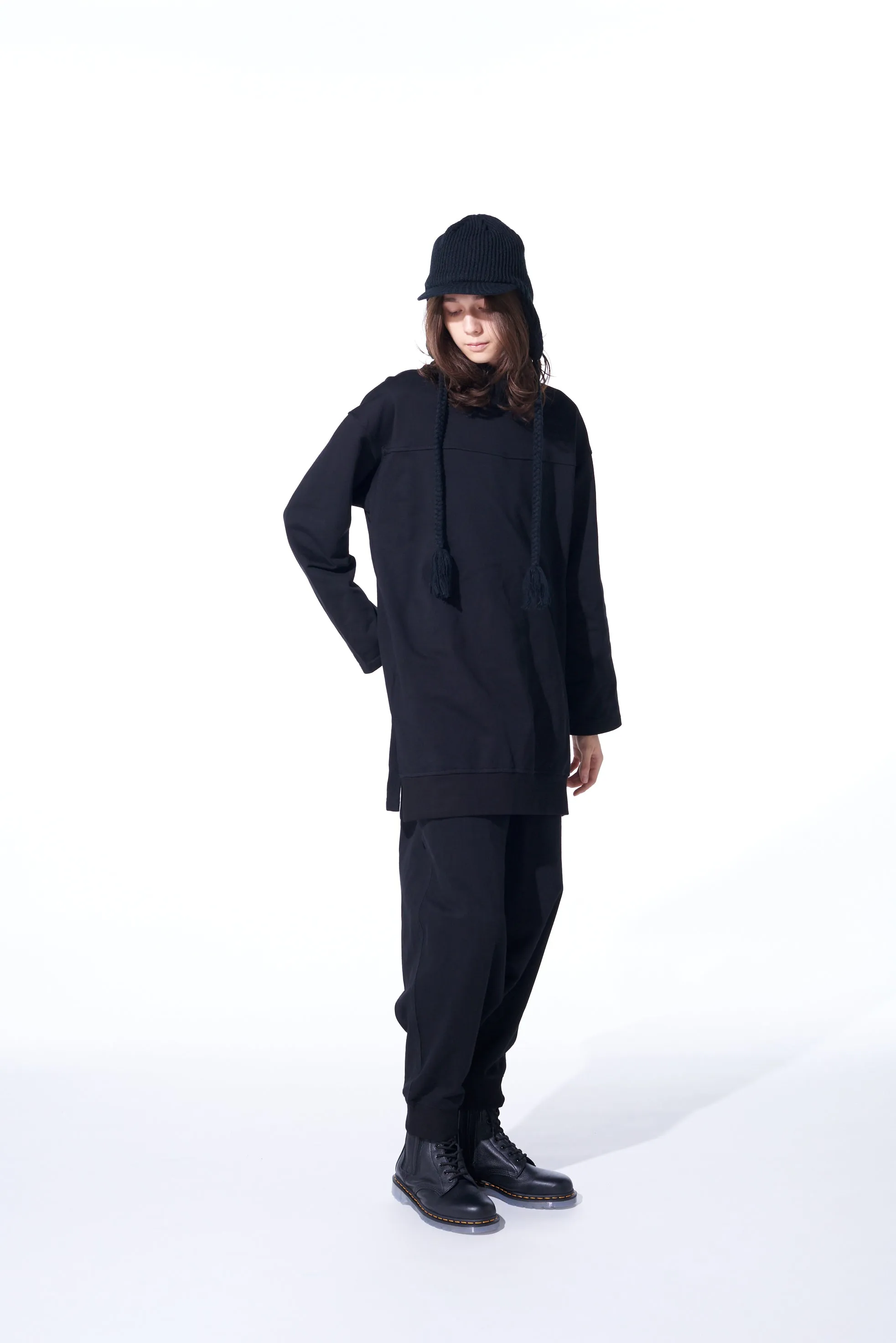 COTTON FLEECE FOOTBALL-STYLE SWEATSHIRTS sold by Yohji Yamamoto product image thumbnail 5