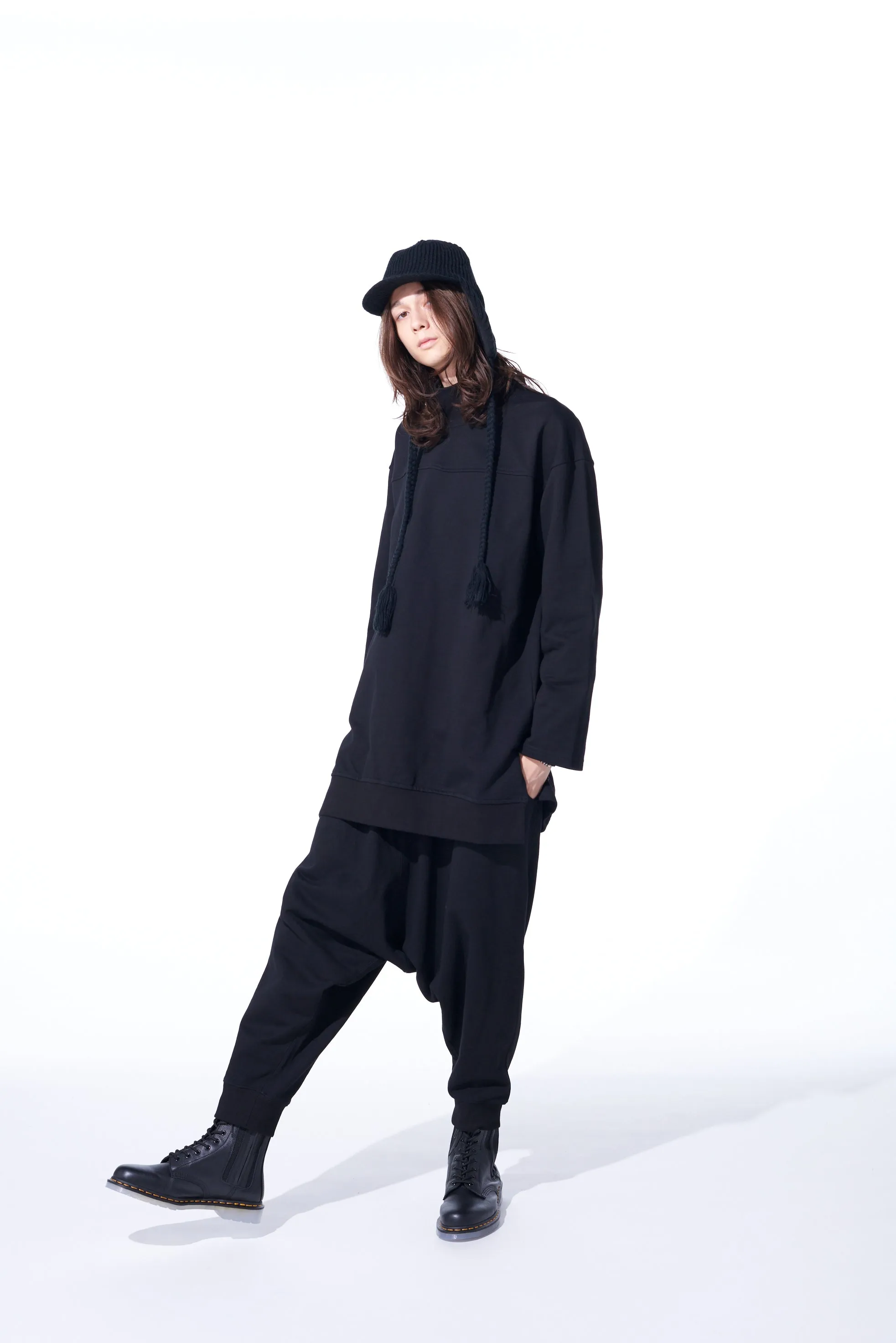 COTTON FLEECE FOOTBALL-STYLE SWEATSHIRTS sold by Yohji Yamamoto product image thumbnail 3