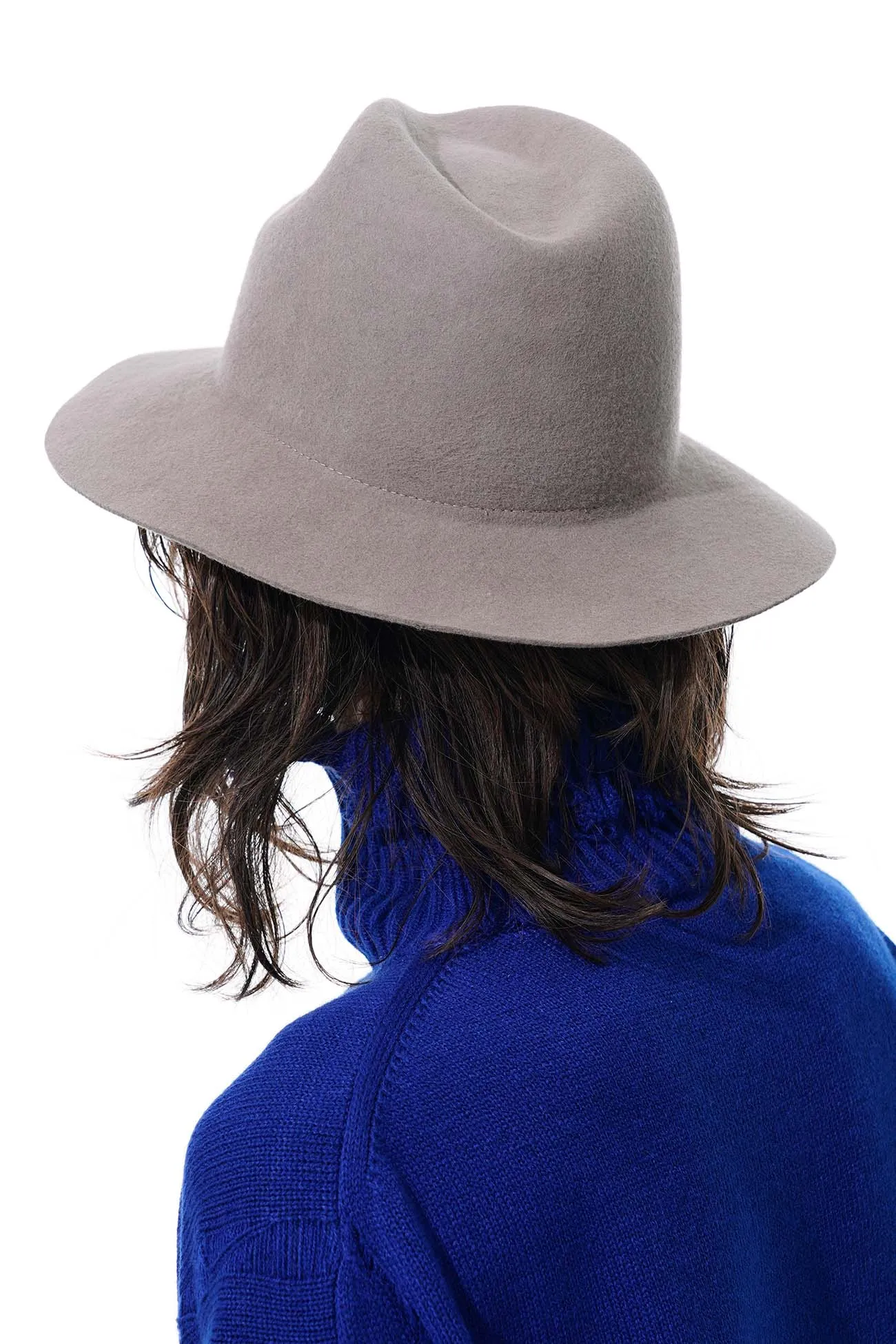 WOOL FELT LONG BRIM SOFT HAT sold by Yohji Yamamoto product image thumbnail 5