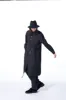 COTTON BROAD CLOTH STAND COLLAR LONG SHIRT WITH ROUNDED HEM sold by Yohji Yamamoto