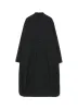 COTTON BROAD CLOTH STAND COLLAR LONG SHIRT WITH ROUNDED HEM sold by Yohji Yamamoto