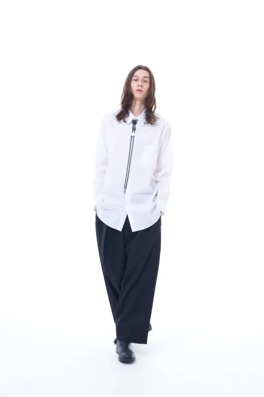 T/W GABARDINE SUSPENDER PANTS WITH TRIANGLE GUSSET sold by Yohji Yamamoto