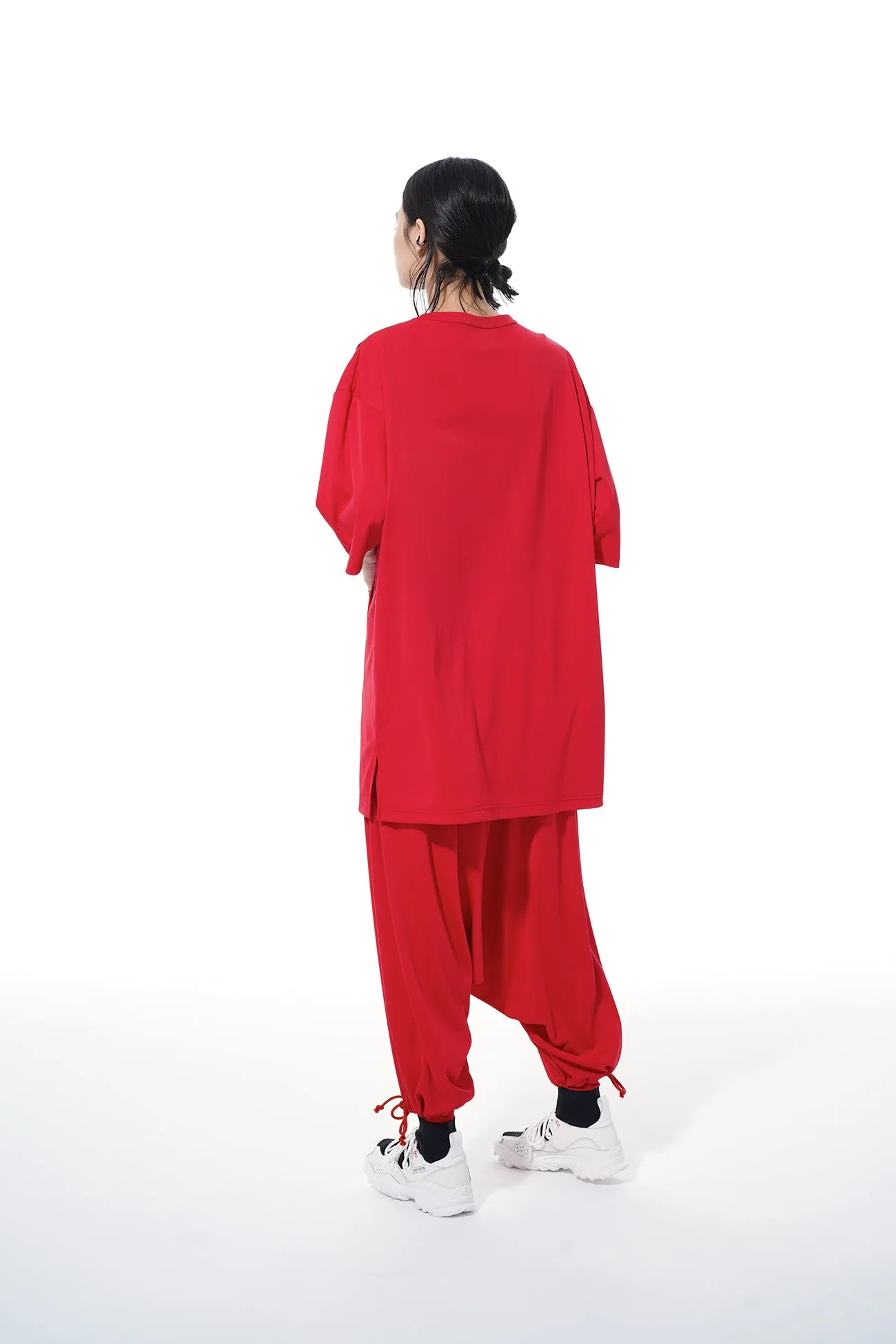 THIN SMOOTH JERSEY BALLOON SARUEL PANTS sold by Yohji Yamamoto product image thumbnail 4