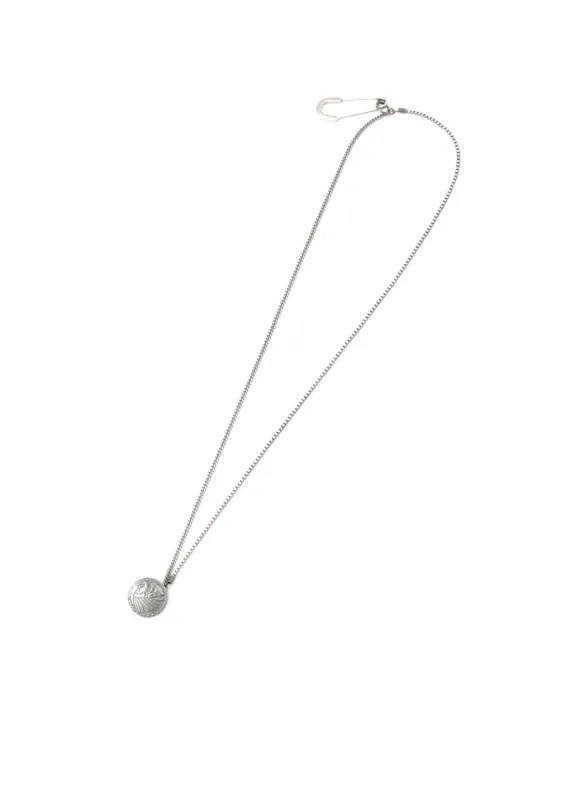 ZINC CAST INDIAN MOTIF CONCHO BROOCH sold by Yohji Yamamoto