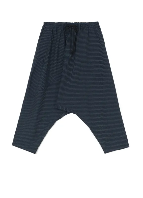 STRIPED SAROUEL PANTS WITH MANY GRAFTS sold by Yohji Yamamoto