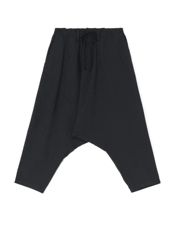 STRIPED SAROUEL PANTS WITH MANY GRAFTS sold by Yohji Yamamoto