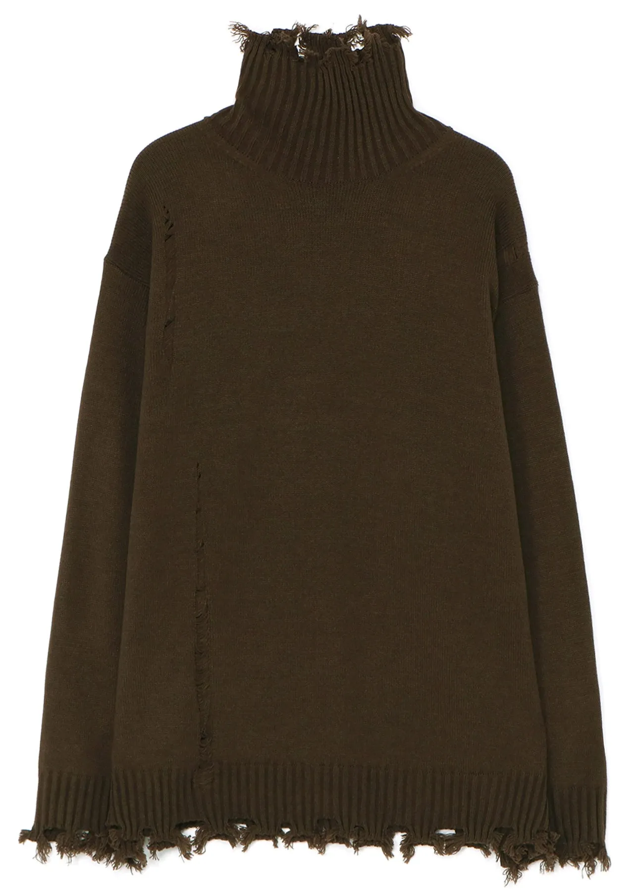 7G BULKY WOOL DAMAGE TURTLE PULLOVER sold by Yohji Yamamoto product image thumbnail 2