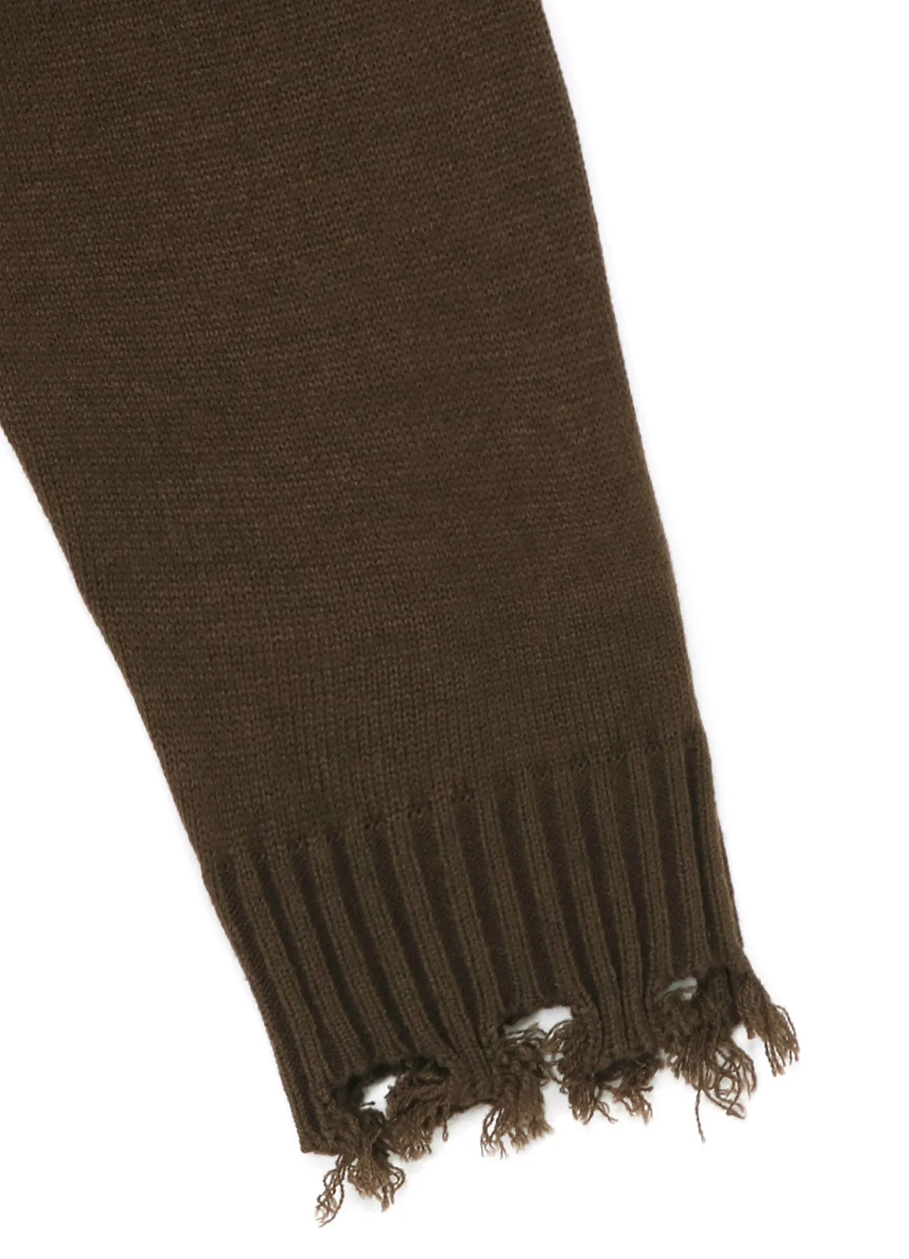 7G BULKY WOOL DAMAGE TURTLE PULLOVER sold by Yohji Yamamoto product image thumbnail 5