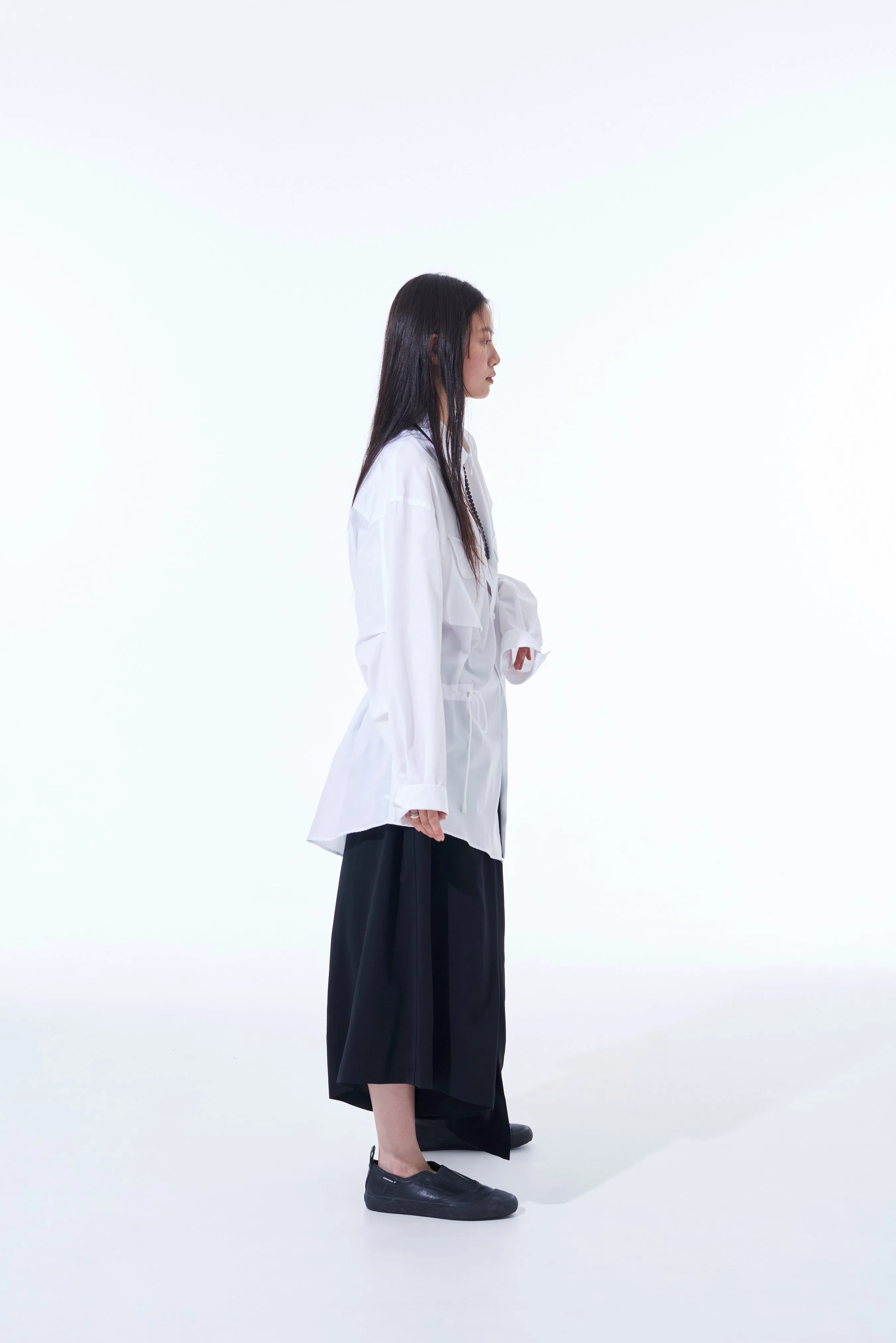 COTTON BROAD CLOTH MODS COAT-INSPIRED SHIRT sold by Yohji Yamamoto product image thumbnail 5